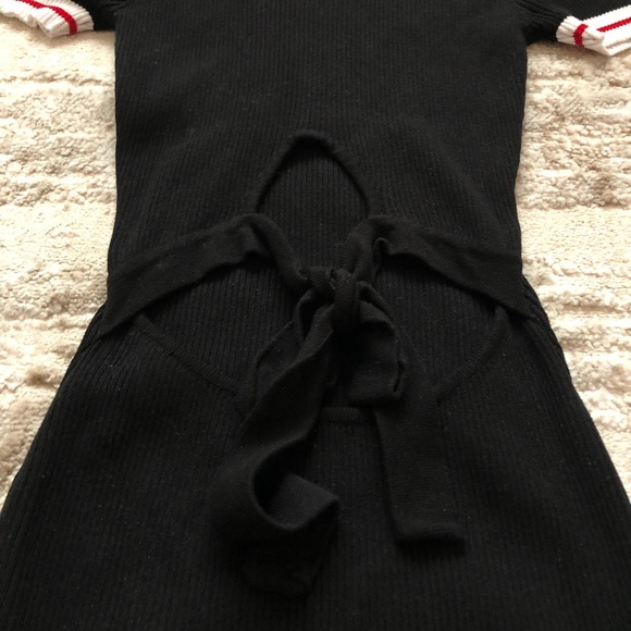 Ribbed Cutout Sporty T Shirt Dress by Rehab Small - Picture 5 of 9